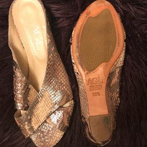 AGL animal print sandals 🔴